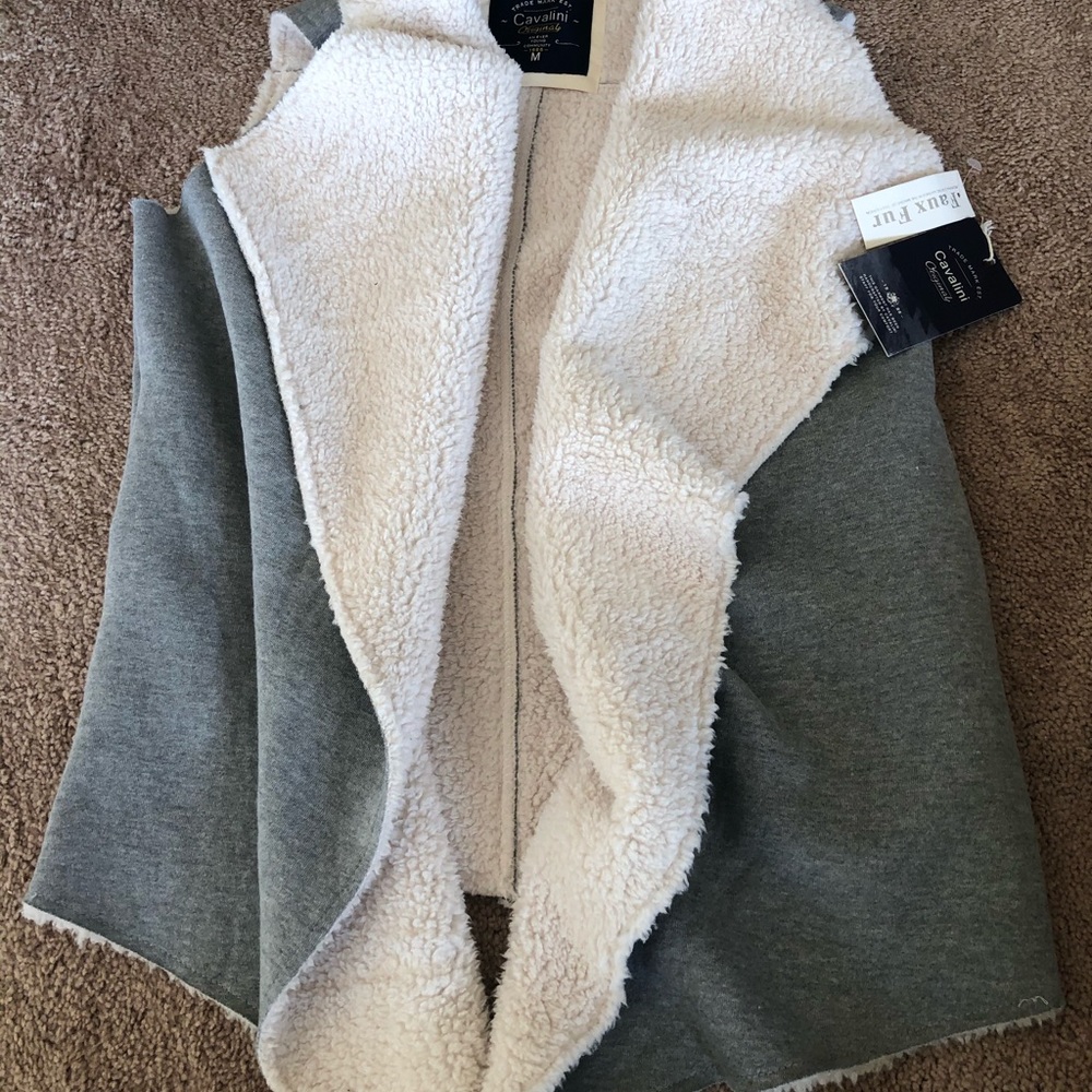 Faux fur vest
